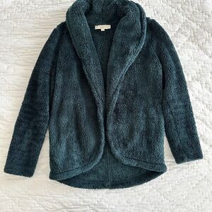 Cozy Teal Fleece Jacket